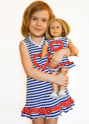 Платье для девочки и кукла